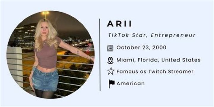 Arri.arii Net Worth