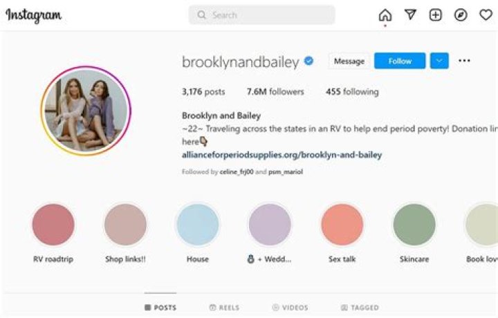 Bailey McKnight Instagram account