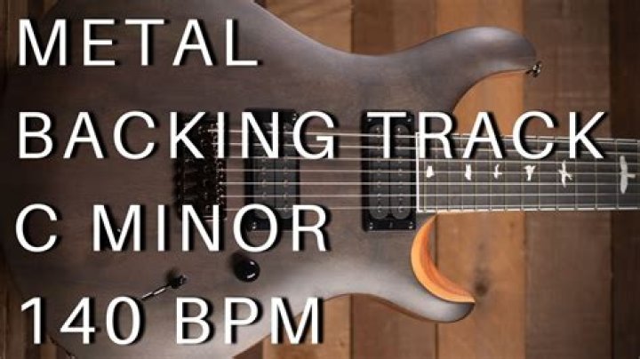 C Minor Metal Guitar Backing Track (110 bpm) - famous songs 110 bpm