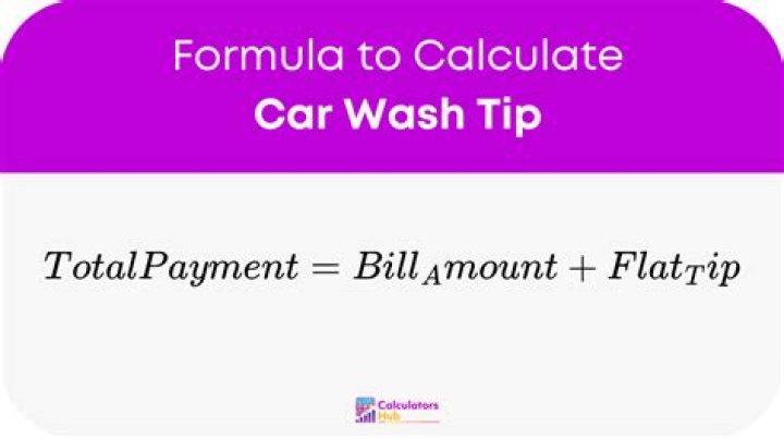 car wash tip calculation car wash tip calculation