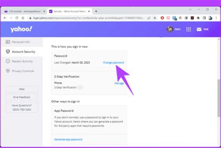 Change Yahoo mail password on iPhone Change Yahoo mail password on iPhone
