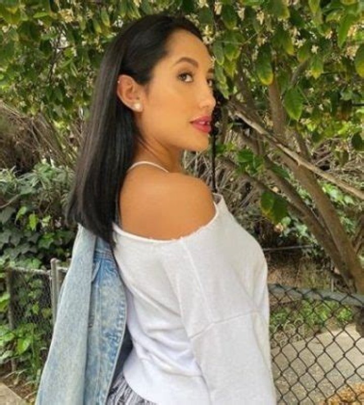 Chloe Amour posing for her portfolio shoots