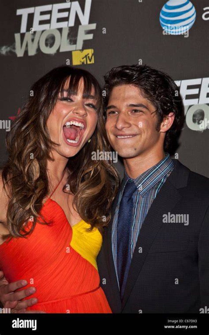 Crystal Reed and Tyler Posey in the movie Teen Wolf. 