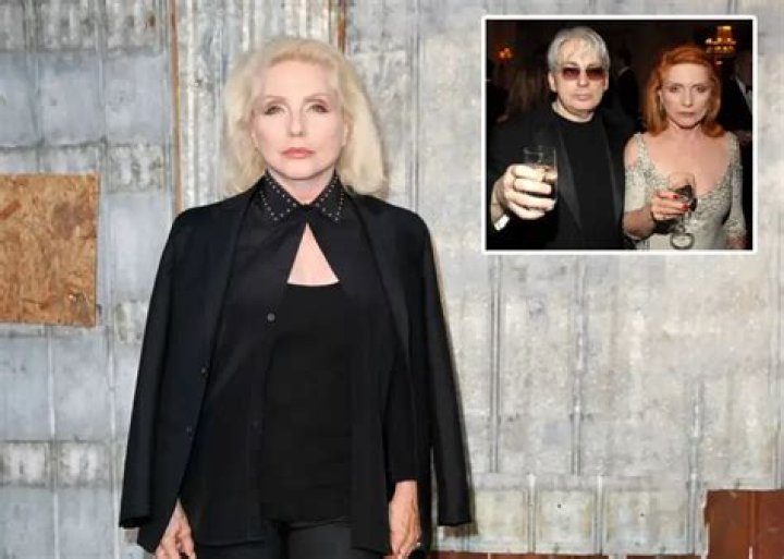 Debbie Harry with her former partner Chris Stein.