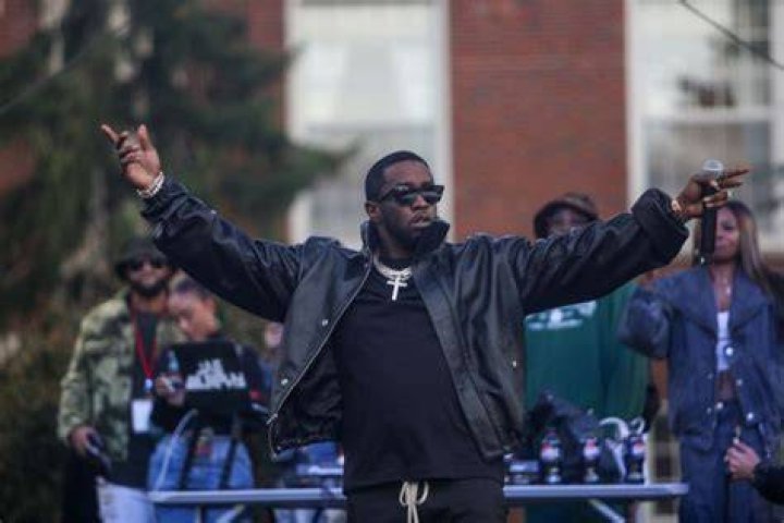 Diddy performs at Howard University's Yardfest