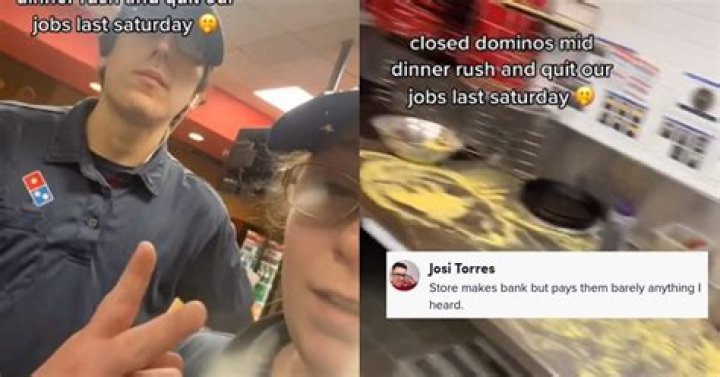 dominos managers quit