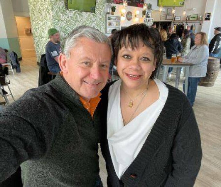 Doug Geed with his longtime wife Chris.