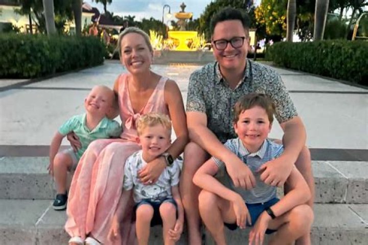 Dylan Dreyer with her husband and children Dylan Dreyer with her husband and children