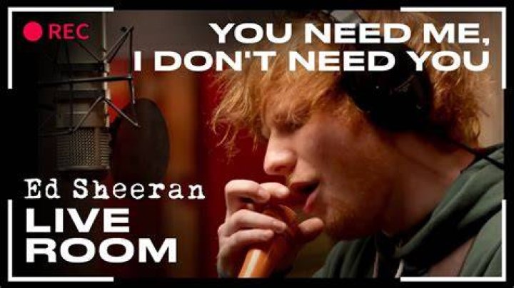 Ed Sheeran - You Need Me, I Don't Need You | LIVE - rap songs over 8 minutes