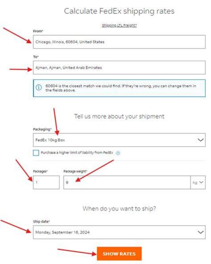 Estimating Shipping Costs with FedEx Estimating Shipping Costs with FedEx