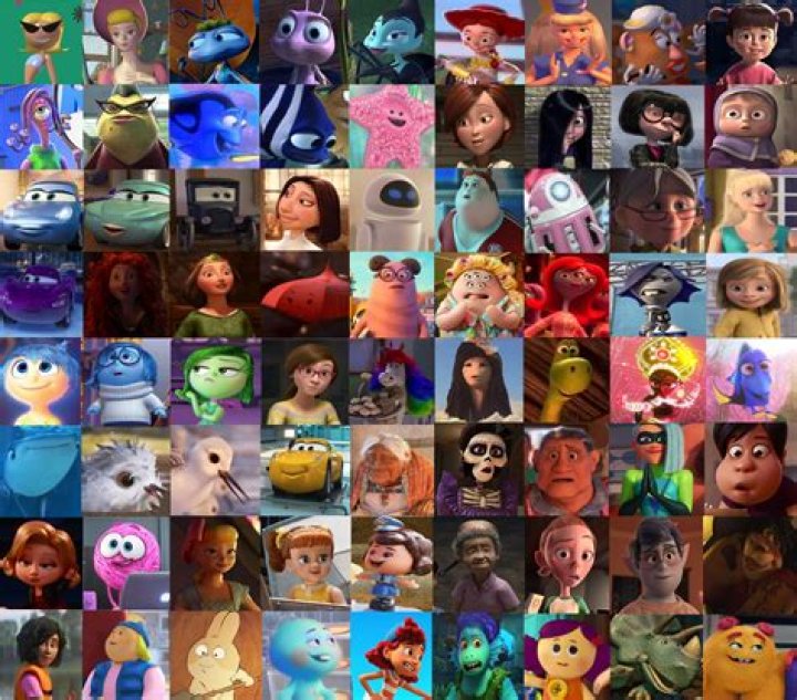 girls pixar