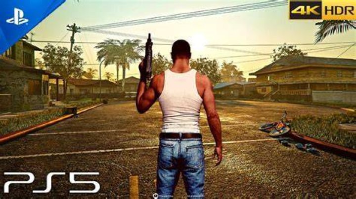 GTA San Andreas PS5 Remake - 35 Minutes Gameplay (Definitive Edition) - rock songs over 8 minutes long
