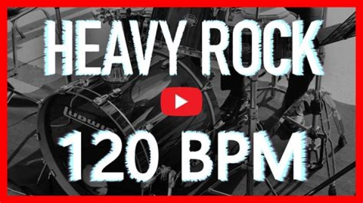 Heavy Hard Rock Drum Track 110 BPM - famous songs 110 bpm