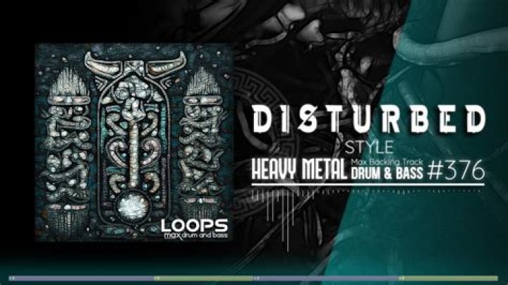 Heavy Metal Drum Track / Disturbed Style / 80 bpm - famous songs 110 bpm