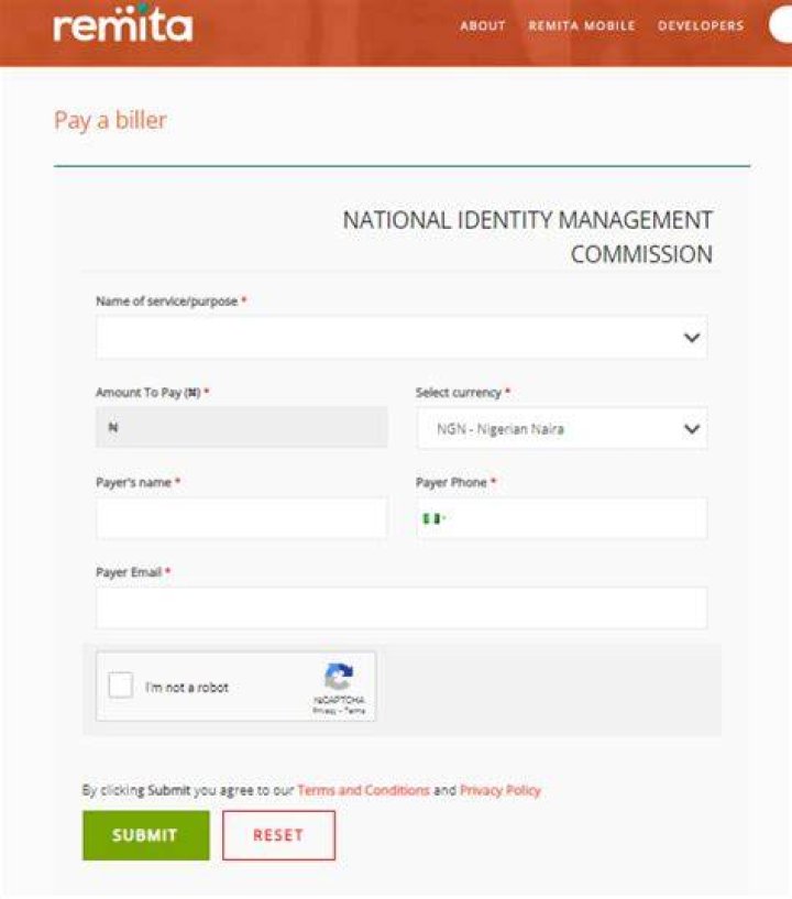 How to generate Remita Retrieval Reference Number