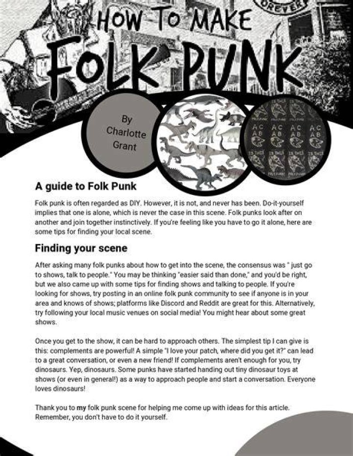 How to make Folk Punk - pop punk songs chords