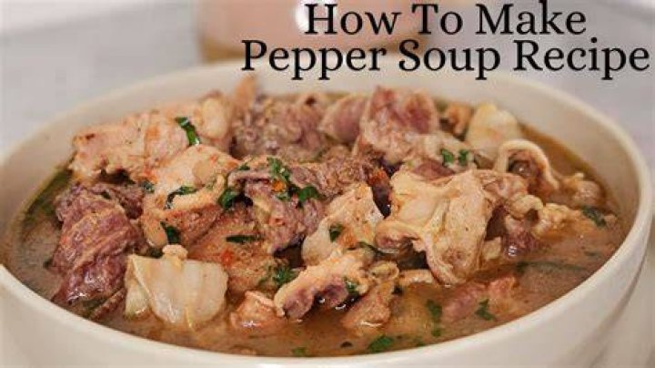 How to make pepper soup with intestine