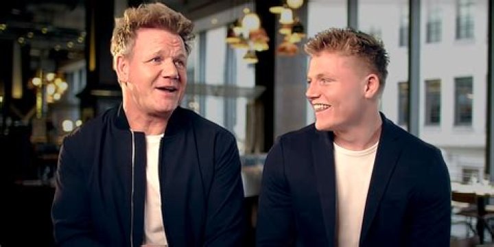 Jack Scott Ramsay and his father Gordon Ramsay