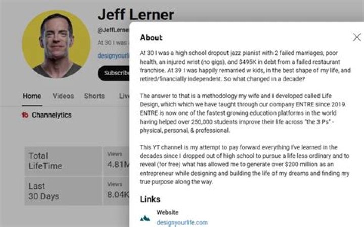 jeff lerner earnings jeff lerner earnings