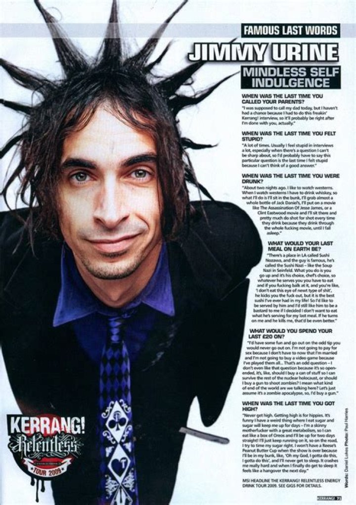 Jimmy Urine Net Worth