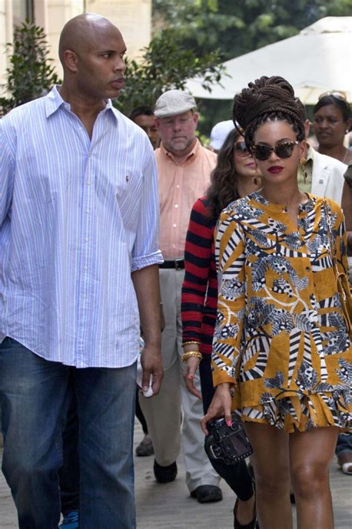 Julius de Boer and Beyoncé in public