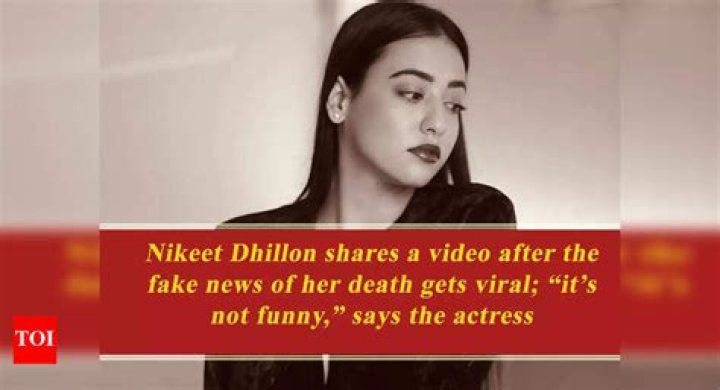 Nikeet Dhillon death