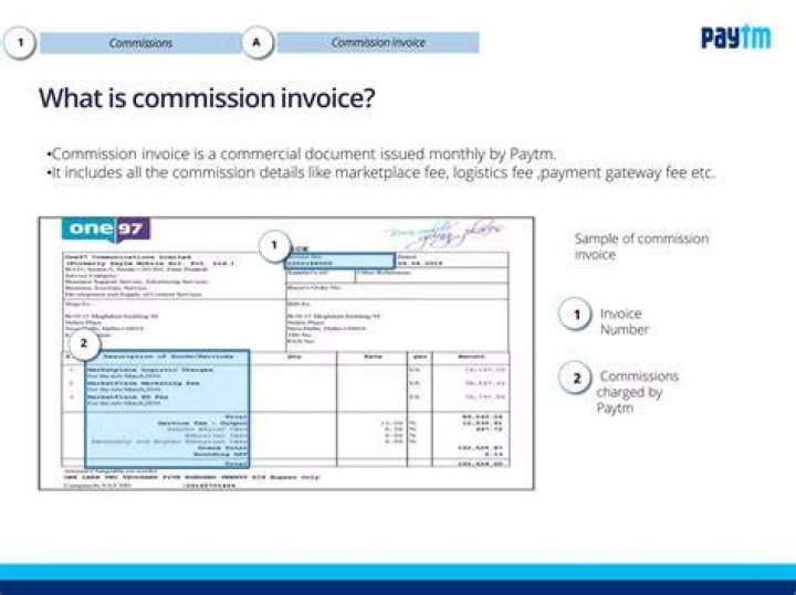 Payment and Commission Details Payment and Commission Details