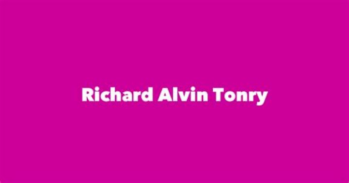 Richard Alvin Tonry