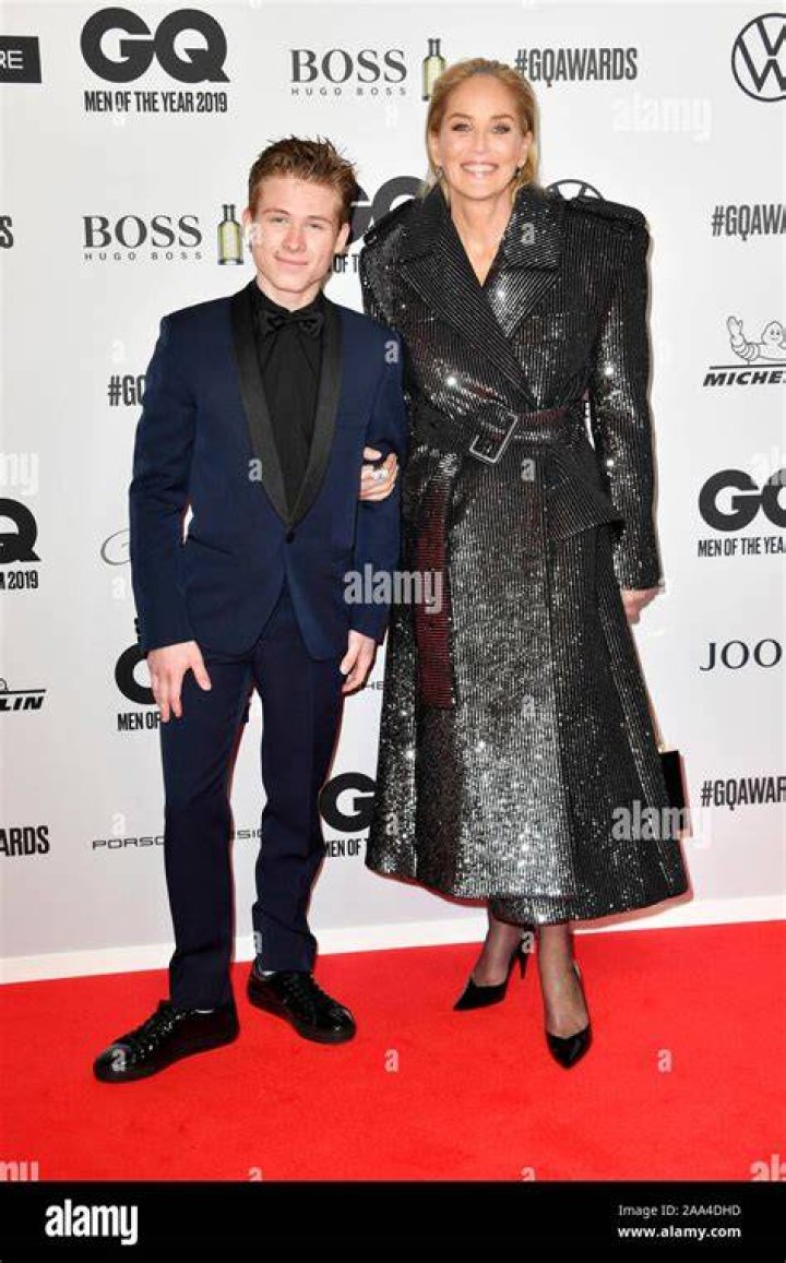 Roan Joseph Bronstein parents Sharon Stone and Phil Bronstein. Source: Pinterest 