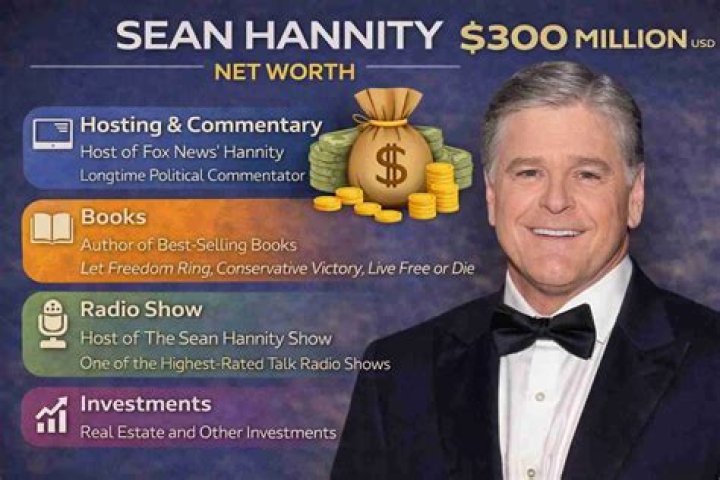 Sean Hannity net worth timeline Sean Hannity net worth timeline