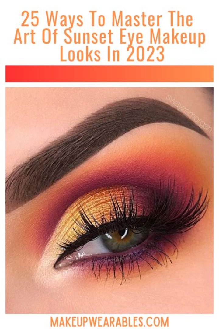 Sunset Eye Makeup