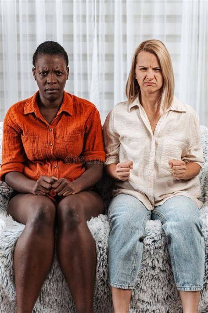 Two upset people Two upset people