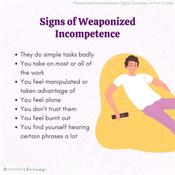weaponized incompetence
